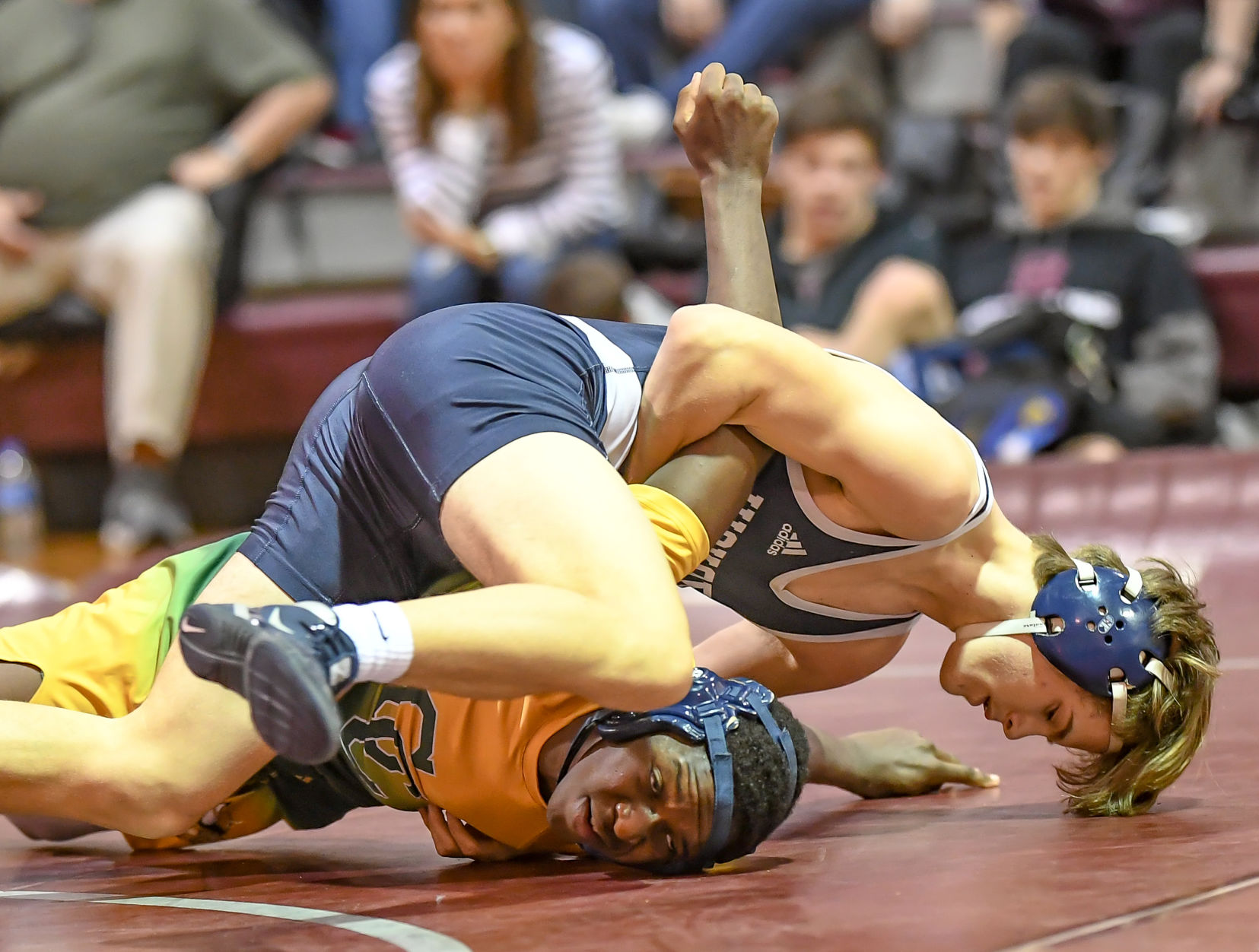 Wednesday night high school wrestling action